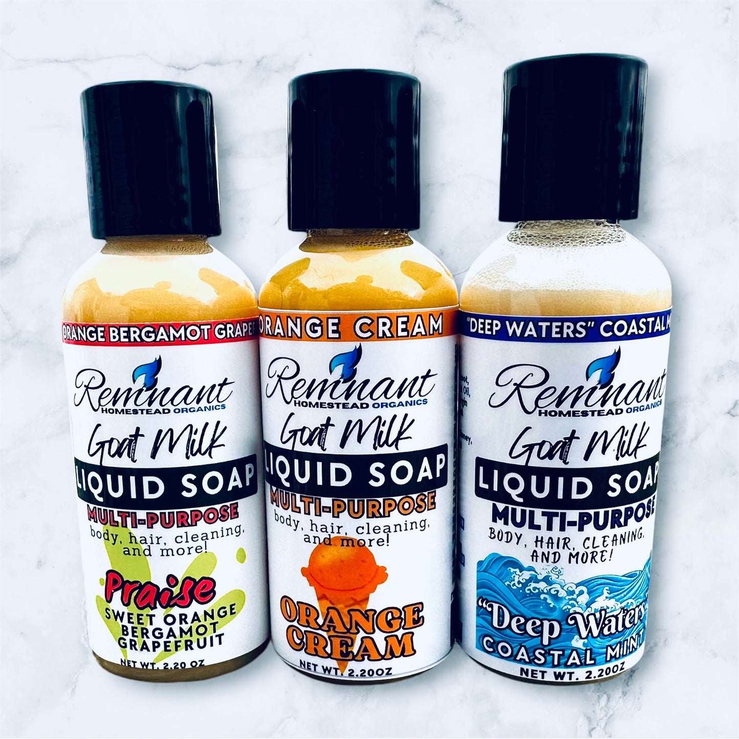 Mini Liquid Soaps (ALL EO BLENDS)
