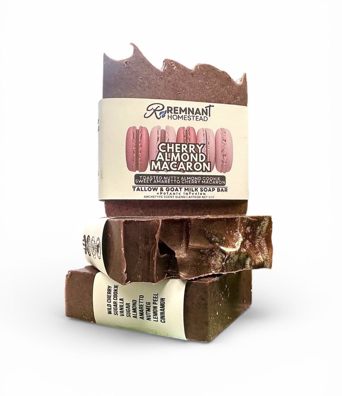 CRAVE | Cherry Almond Sugar Cookie | Tallow & Goat Milk Soap