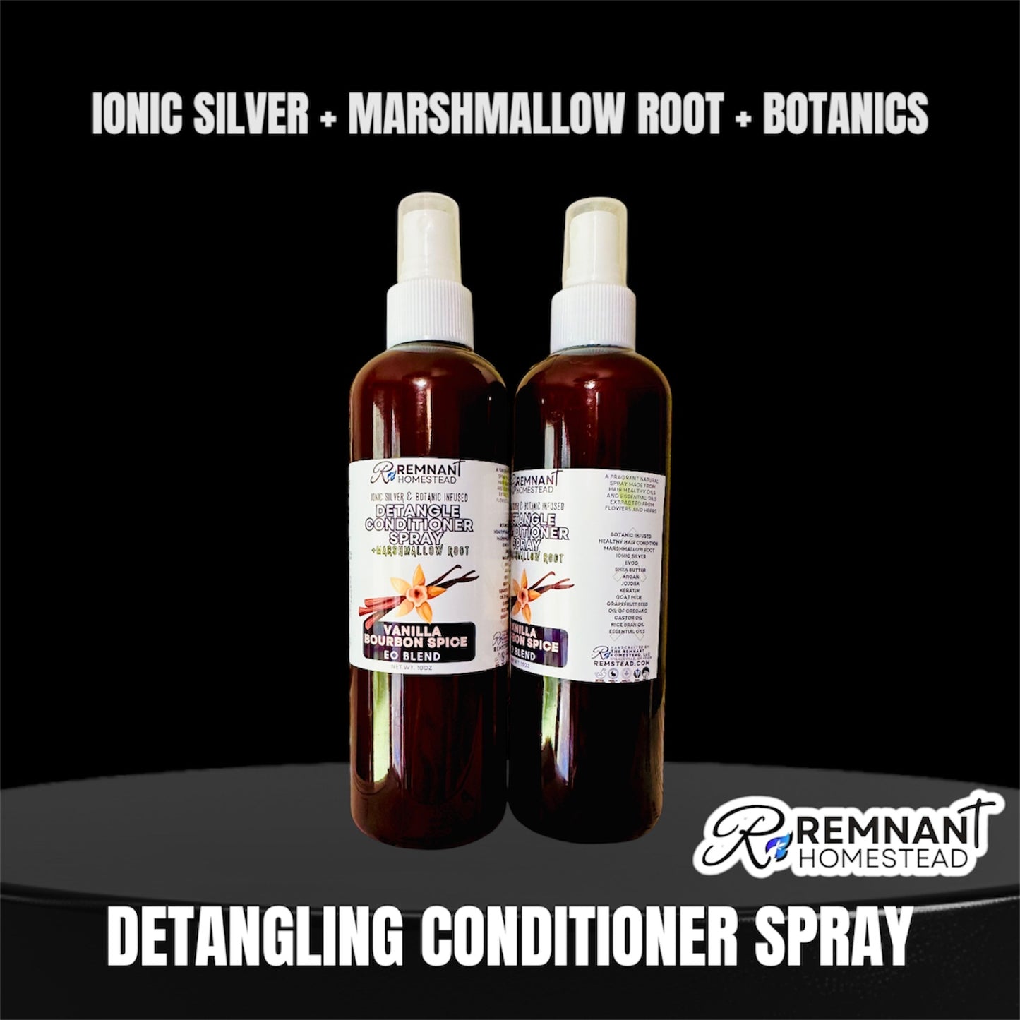 Detangler/Leave In Conditioner BOTANICS+MARSHMALLOW ROOT Infused Spray ALL VERSIONS
