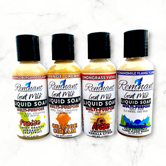 Mini Liquid Soaps (ALL EO BLENDS)