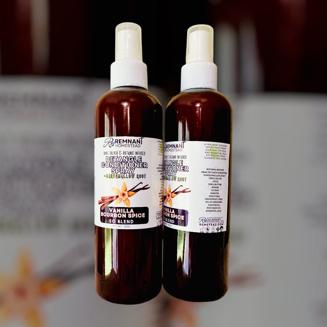 Detangler/Leave In Conditioner BOTANICS+MARSHMALLOW ROOT Infused Spray ALL VERSIONS