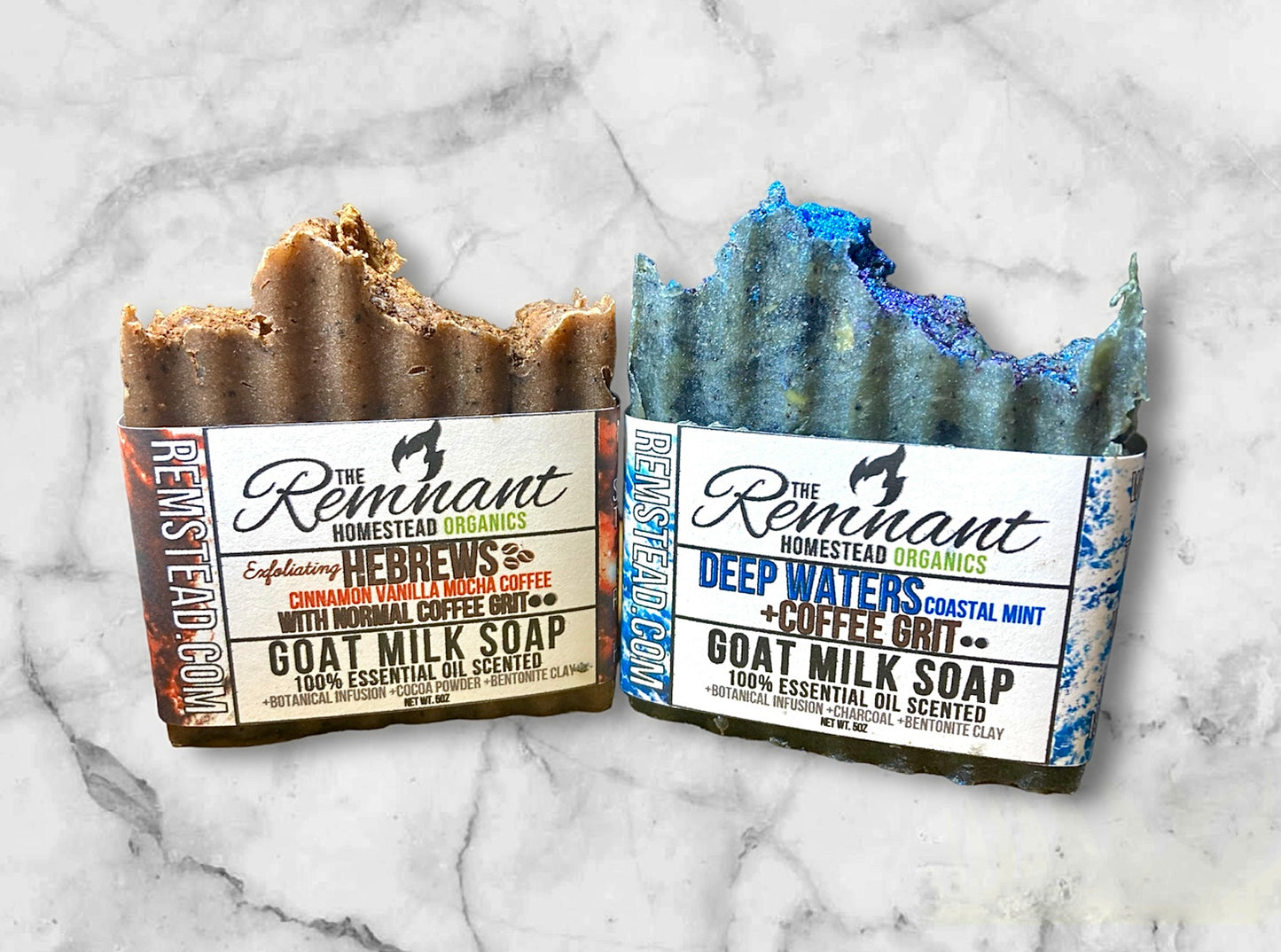 Deep Waters Coastal Mint Tallow & Goat Milk Soap Bar (EO) | Botanic Infused