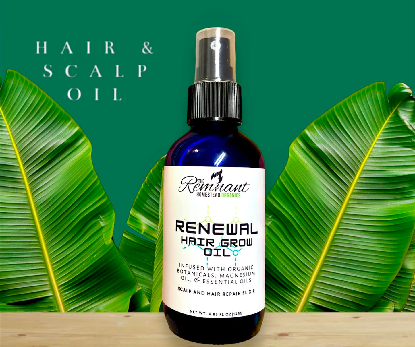 Renewal Hair Grow & Scalp Elixir Spray +Magnesium Oil