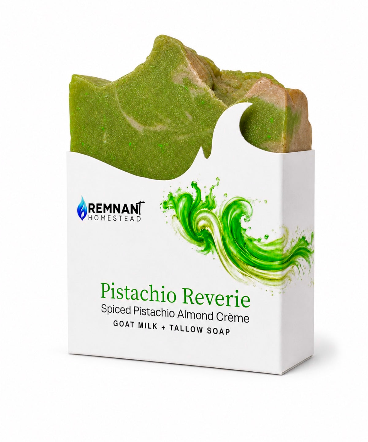 Pistachio Reverie | Tallow & Goat Milk Soap Bar