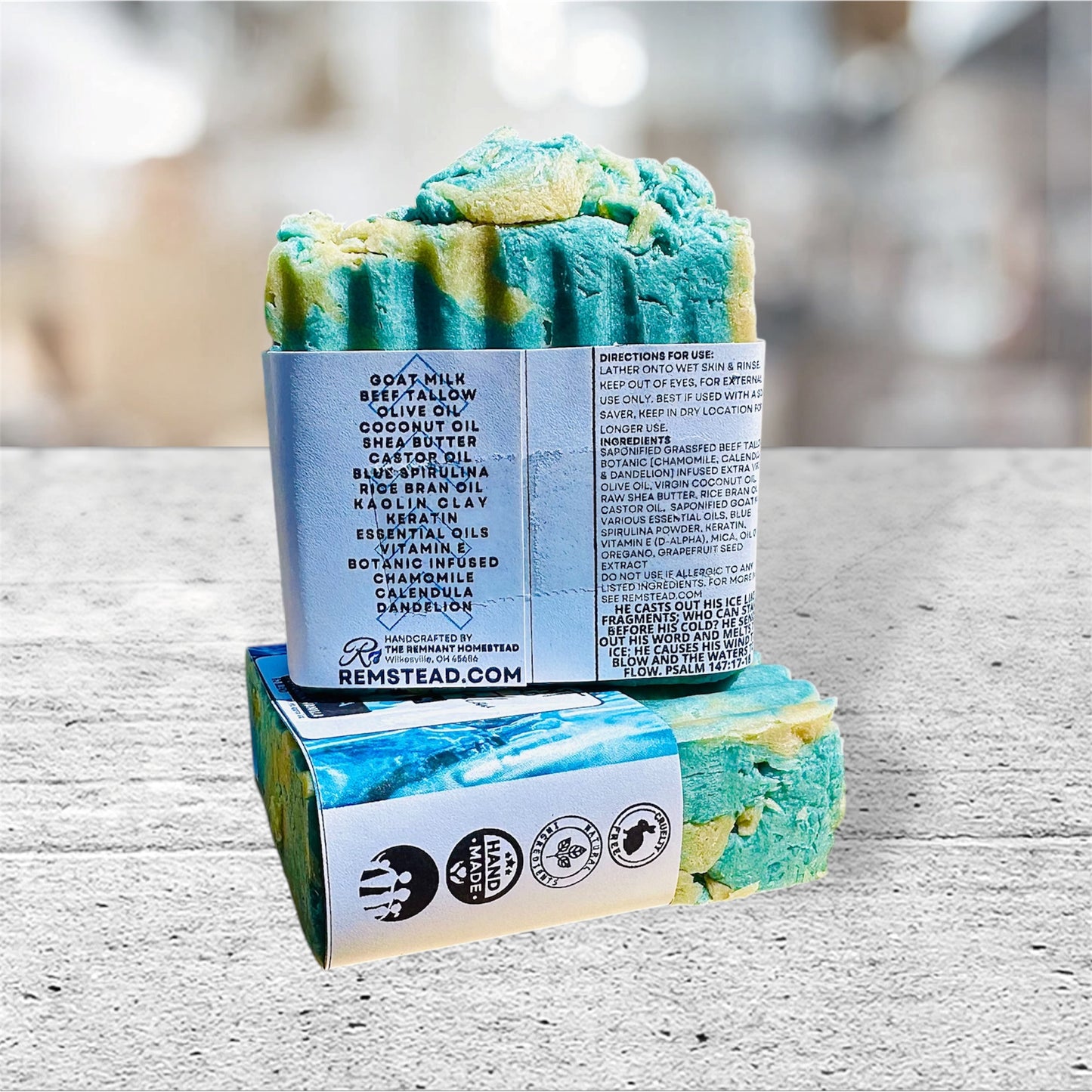 "Nilla Ice" Tallow & Goat Milk Soap Bar (EO)