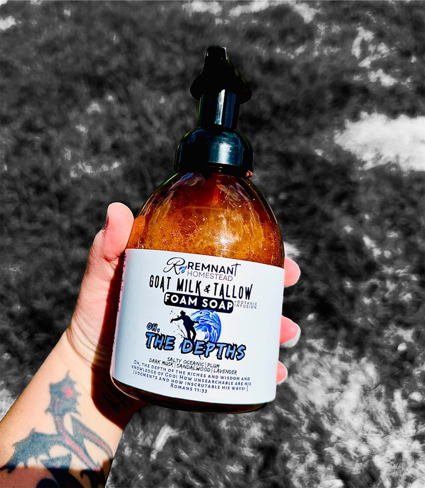 Foam Soap | *ALL SCENTS* | (For Hands & Body) Botanical Infused | Tallow & Goat Milk