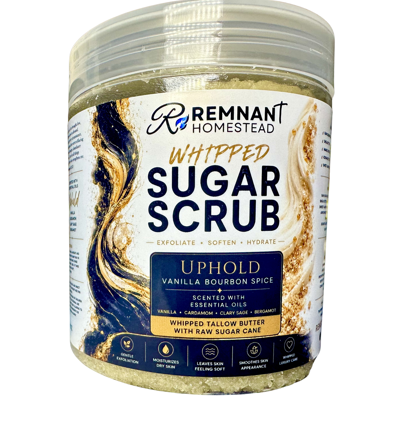 SUGAR SCRUB | WHIPPED TALLOW BODY BUTTER & RAW SUGARCANE
