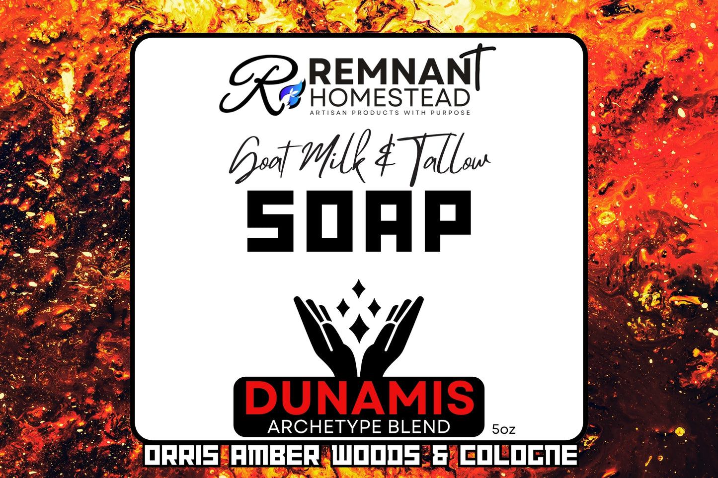 DUNAMIS | Goat Milk & Tallow Soap Bar