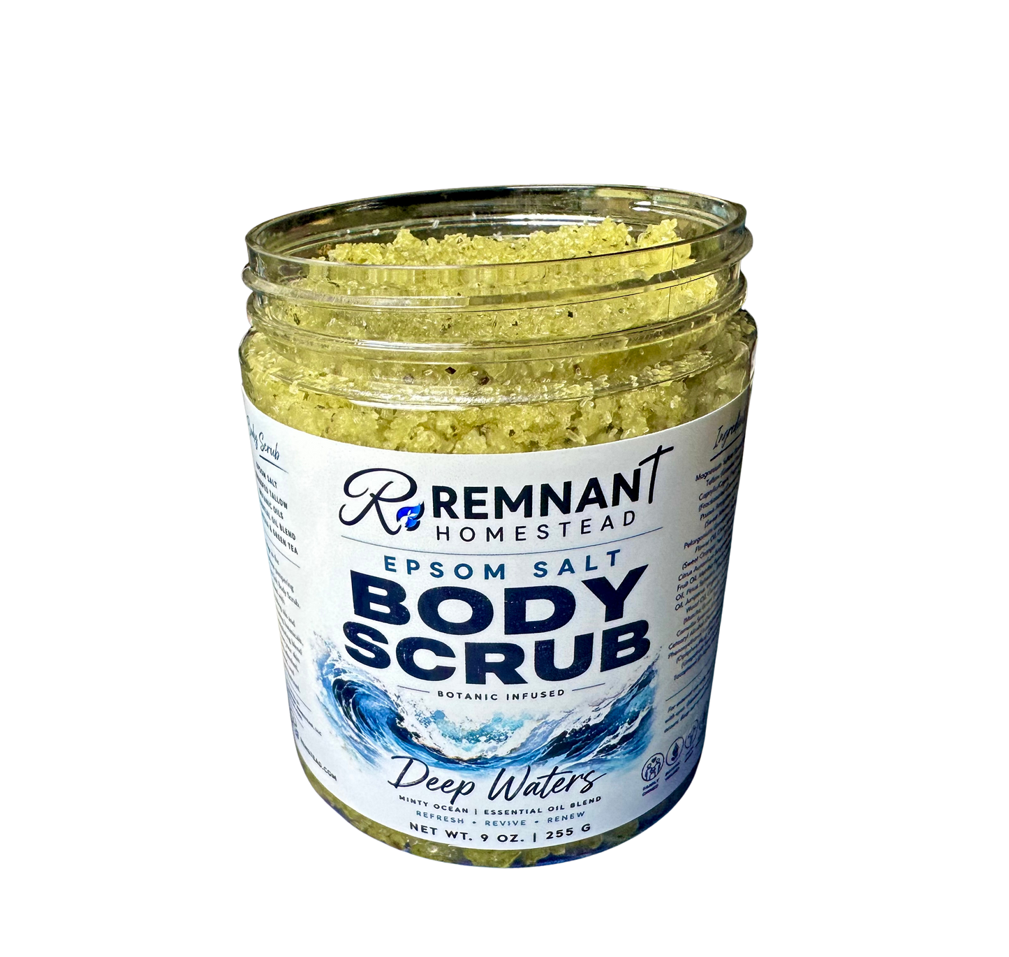 BODY SCRUB | EPSOM SALT | BEEF TALLOW & GREEN TEA
