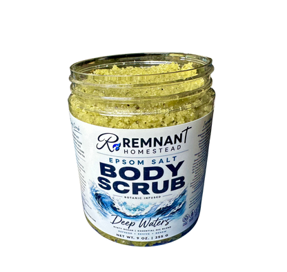 BODY SCRUB | EPSOM SALT | BEEF TALLOW & GREEN TEA