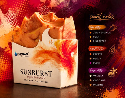 Sunburst | Tropical Punch | Goat Milk Tallow Soap