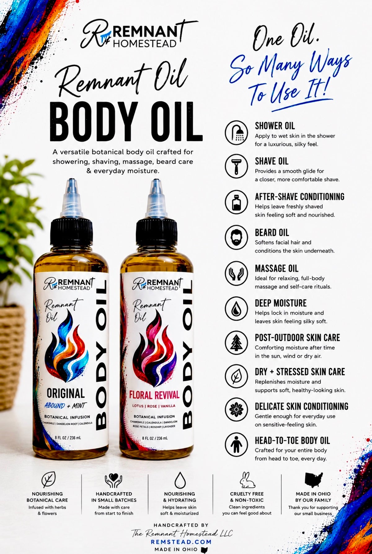 Remnant Oil | Botanical-Infused Body Oil