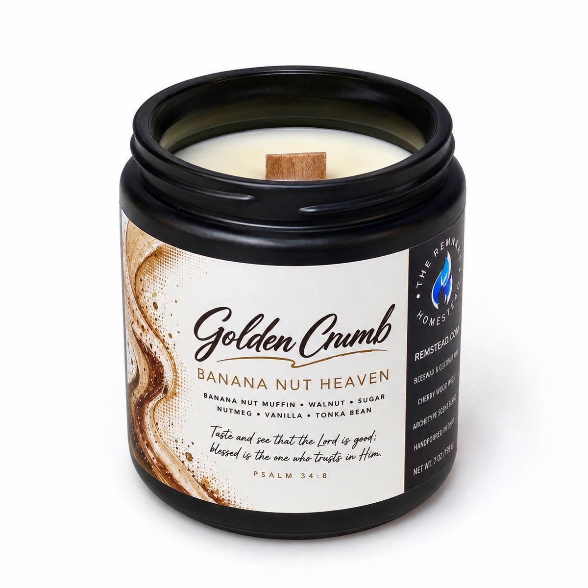 Cozy Fall & Winter Candle Variants [Beeswax & Coconut] | Cherry Wood Wick