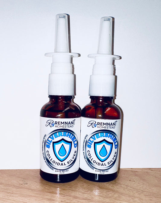 Colloidal Silver [Spray for Sinus Relief] 10PPM Nanoparticle Silver Hydrosol