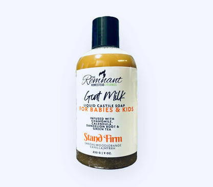 Liquid Goat Milk Soap [Castile]- All Purpose Body/Hair/Cleaning/+More