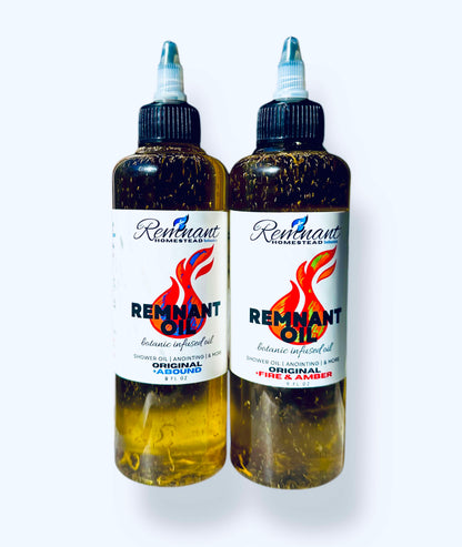 REMNANT OIL -ALL PURPOSE PURE INFUSED OIL| ALL VARIETIES [Shower Oil, Shave, Beard, Bug Repel, Rash, etc]
