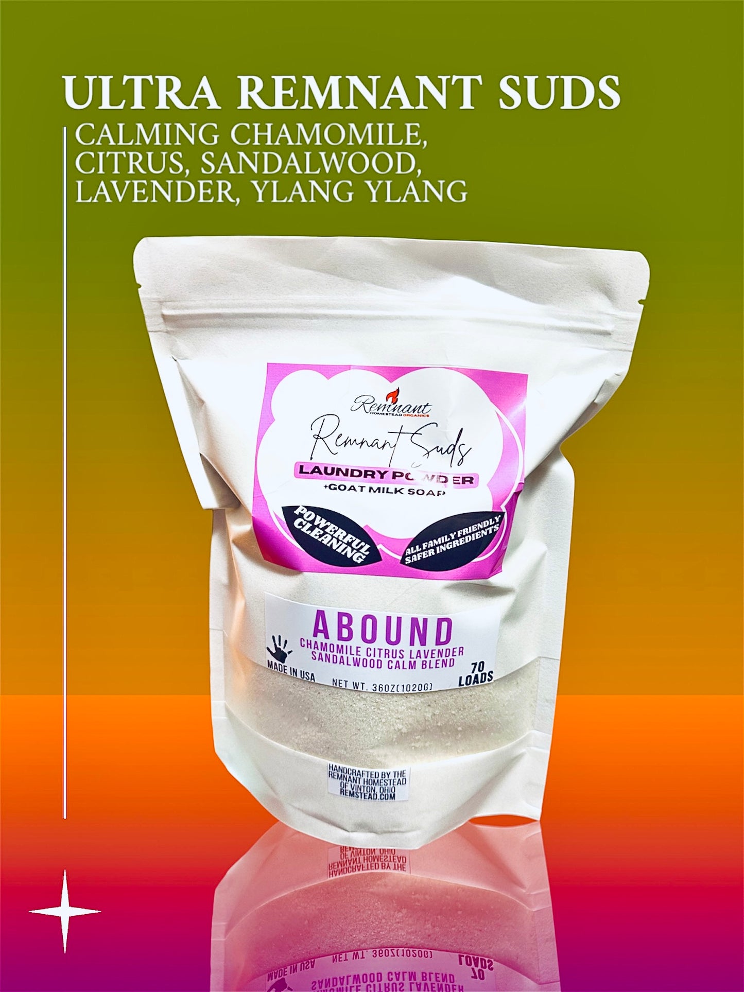 Laundry Powder ULTRA Concentrated with Stain Fighting Enzymes