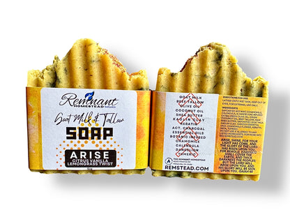 Goat Milk & Tallow Soap Bars [ALL *ESSENTIAL OIL*ONLY SCENTS] | Botanical Infused | Rich Moisture