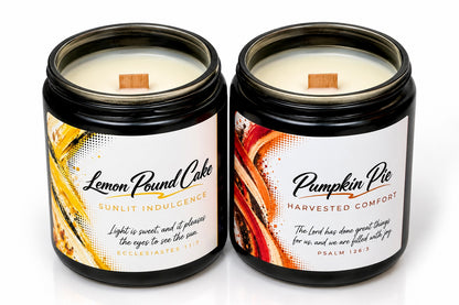 Cozy Fall & Winter Candle Variants [Beeswax & Coconut] | Cherry Wood Wick