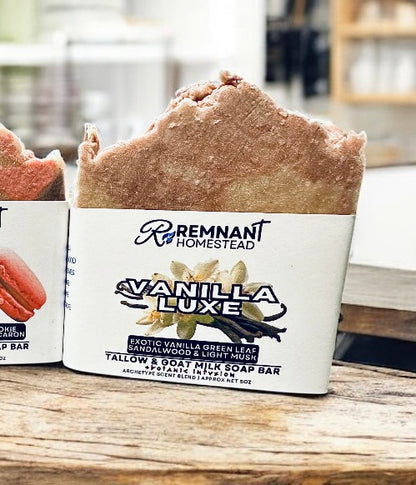 Vanilla Luxe | Tallow & Goat Milk Soap Bar | Unisex | Archetype