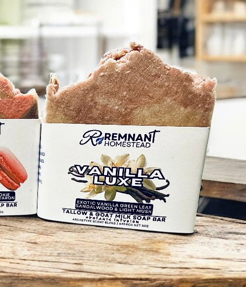 Vanilla Luxe | Tallow & Goat Milk Soap Bar | Unisex | Archetype