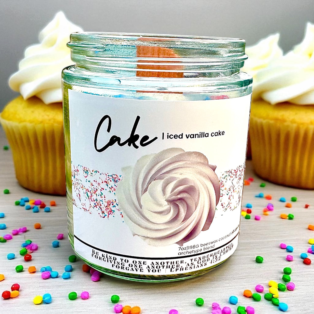 Full Size Beeswax & Coconut Wood Wick Organic Candles -ALL SCENTS- Cherry Wood Wick (EO Blends & Archetype)