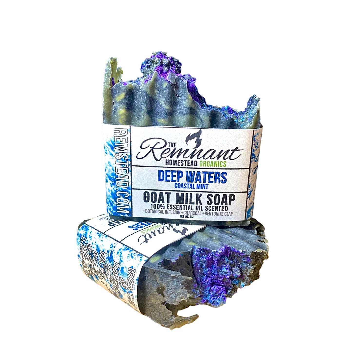 Deep Waters Coastal Mint Goat Milk Soap Bar