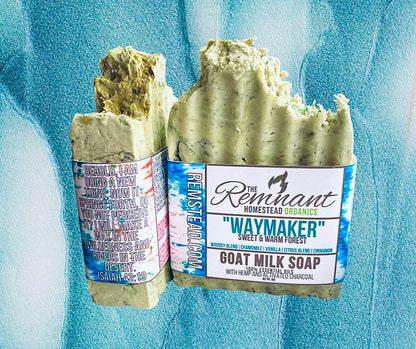 Waymaker GoatSoap [Woodsy Chamomile Cinnamon Citrus Blend]