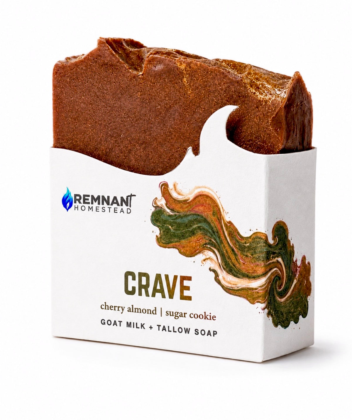 CRAVE | Cherry Almond Sugar Cookie | Tallow & Goat Milk Soap