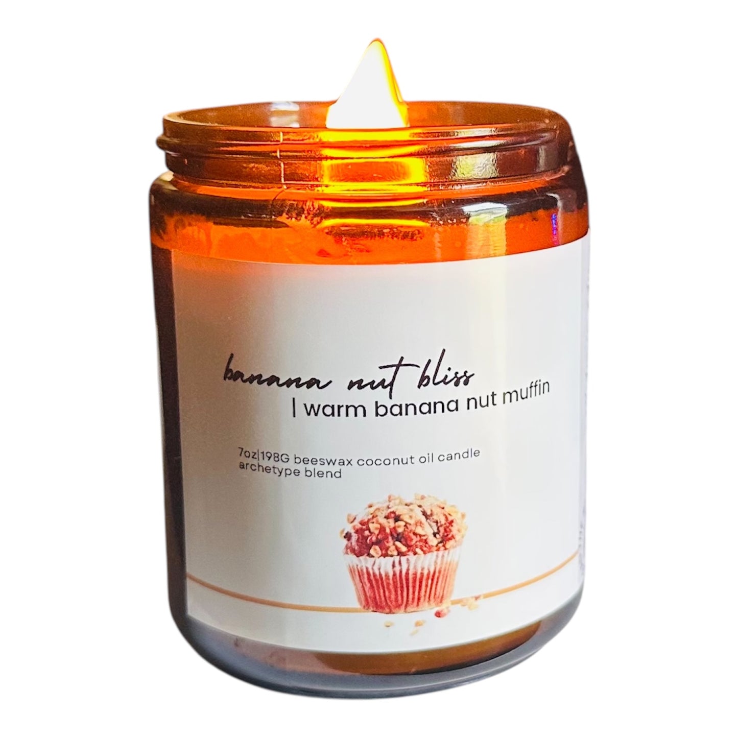 Full Size Beeswax & Coconut Wood Wick Organic Candles -ALL SCENTS- Cherry Wood Wick (EO Blends & Archetype)