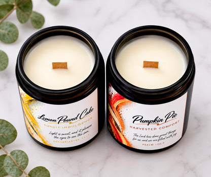 Cozy Fall & Winter Candle Variants [Beeswax & Coconut] | Cherry Wood Wick