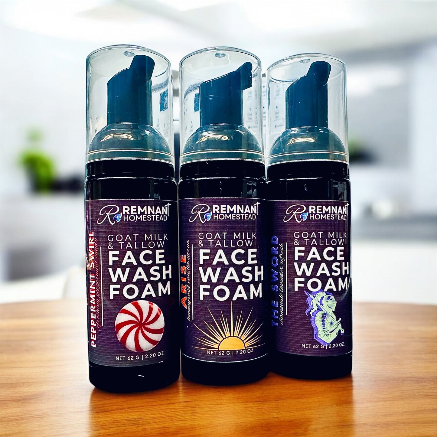 Foaming Face Wash Soap | Botanic Infused | Goat Milk Beef Tallow & Shea Butter | Colloidal Silver | Face & Beards