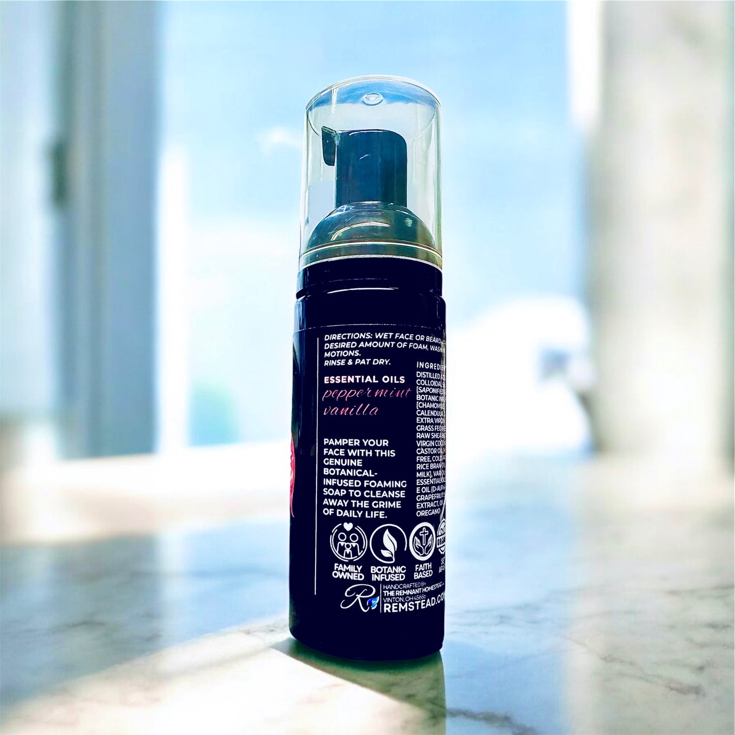 Beard & Face Foam Wash Botanical Infused | Goat Milk & Tallow