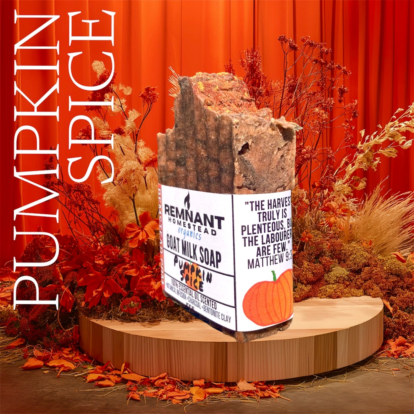 Pumpkin Spice GM Soap Bar