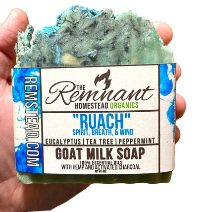 RUACH GoatSoap [Euca-Tea Tree-Peppermint]