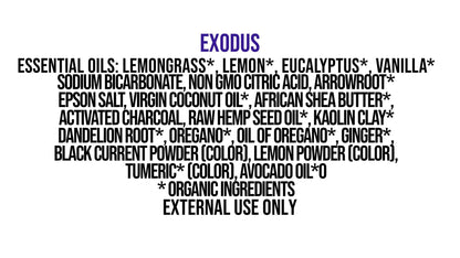 EXODUS (Charcoal) BathTruffle (5 Pack)- Special Order