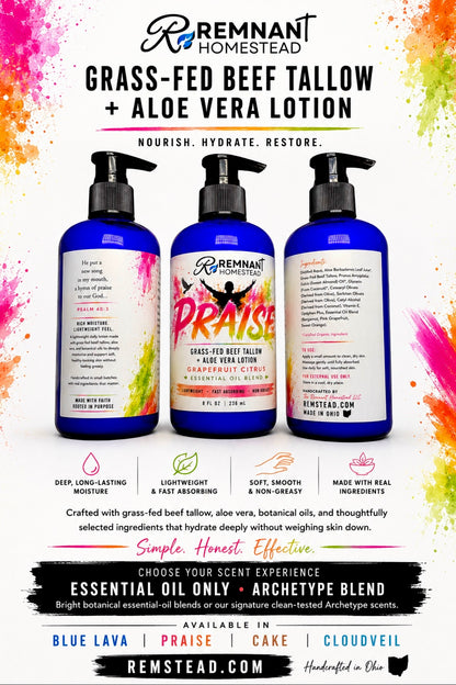 Beef Tallow & Aloe Lotion