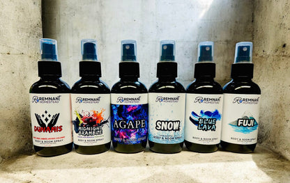 Body Sprays for Body, Rooms, & Linens| ALL SCENTS | 4oz Glass Spray & Minis