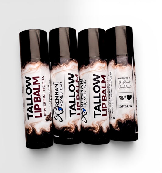 Tallow Lip Balms | Tallow & Mango Butter
