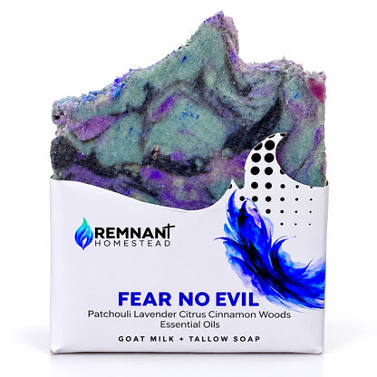 Fear No Evil [EO] | Tallow & Goat Milk Soap | Warm Cinnamon Woods Blend