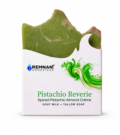Pistachio Reverie | Tallow & Goat Milk Soap Bar