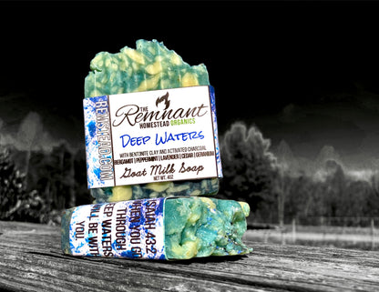 Deep Waters Coastal Mint Goat Milk Soap Bar