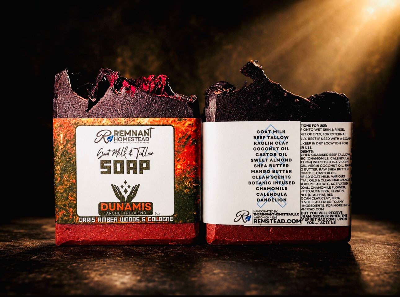 DUNAMIS | Goat Milk & Tallow Soap Bar