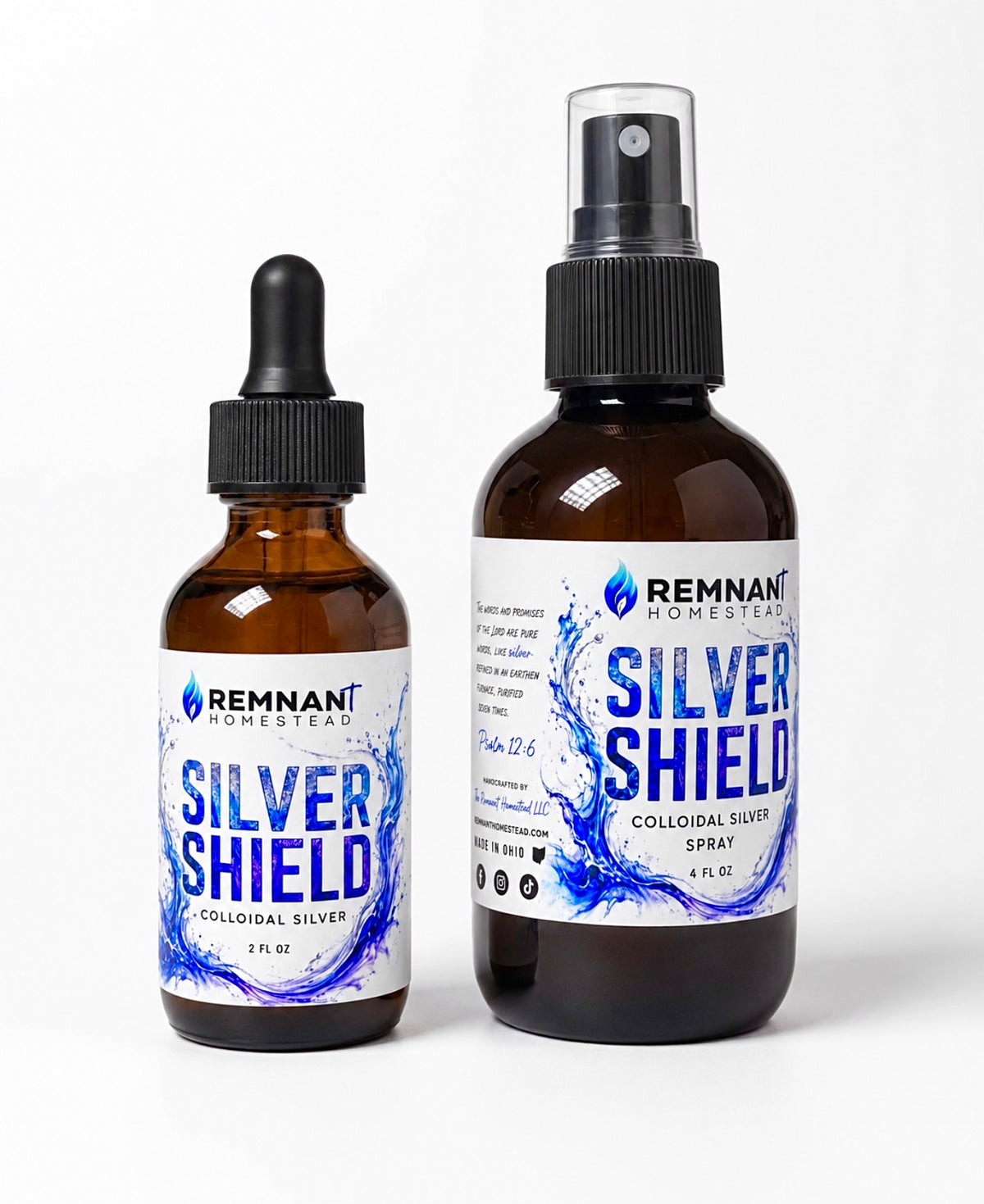 SilverShield | True Colloidal Silver [All Sizes & Types]