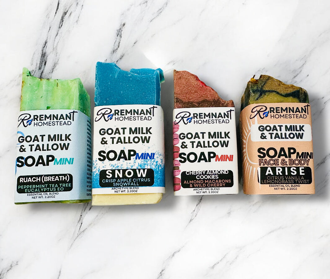 Mini Soap Bars, In Stock [Goat Milk & Tallow]