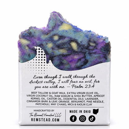 Fear No Evil [EO] | Tallow & Goat Milk Soap | Warm Cinnamon Woods Blend
