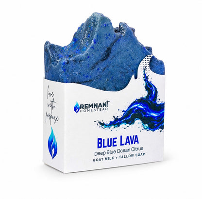 BLUE LAVA | Tallow & Goat Milk Soap