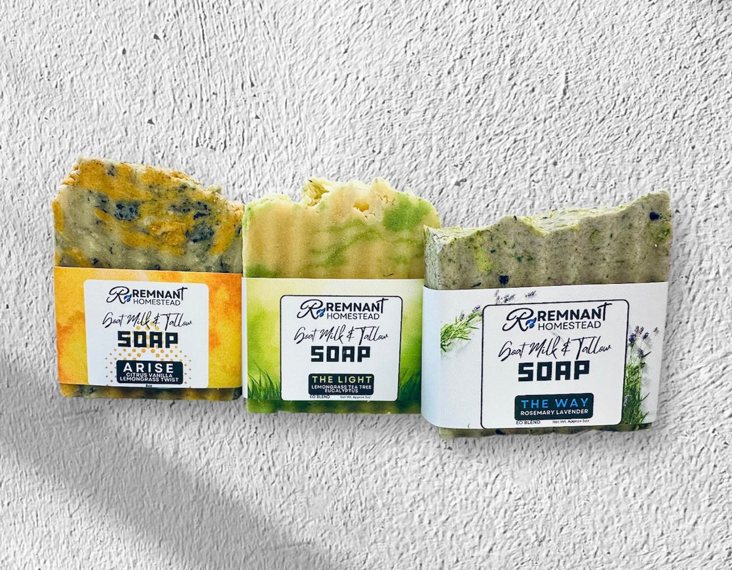 Goat Milk & Tallow Soap Bars [ALL *ESSENTIAL OIL*ONLY SCENTS] | Botanical Infused | Rich Moisture