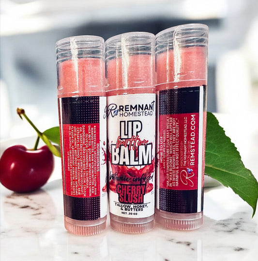 Cherry Lip Butter Balms [Tallow & Butters] [Botanical Infused]