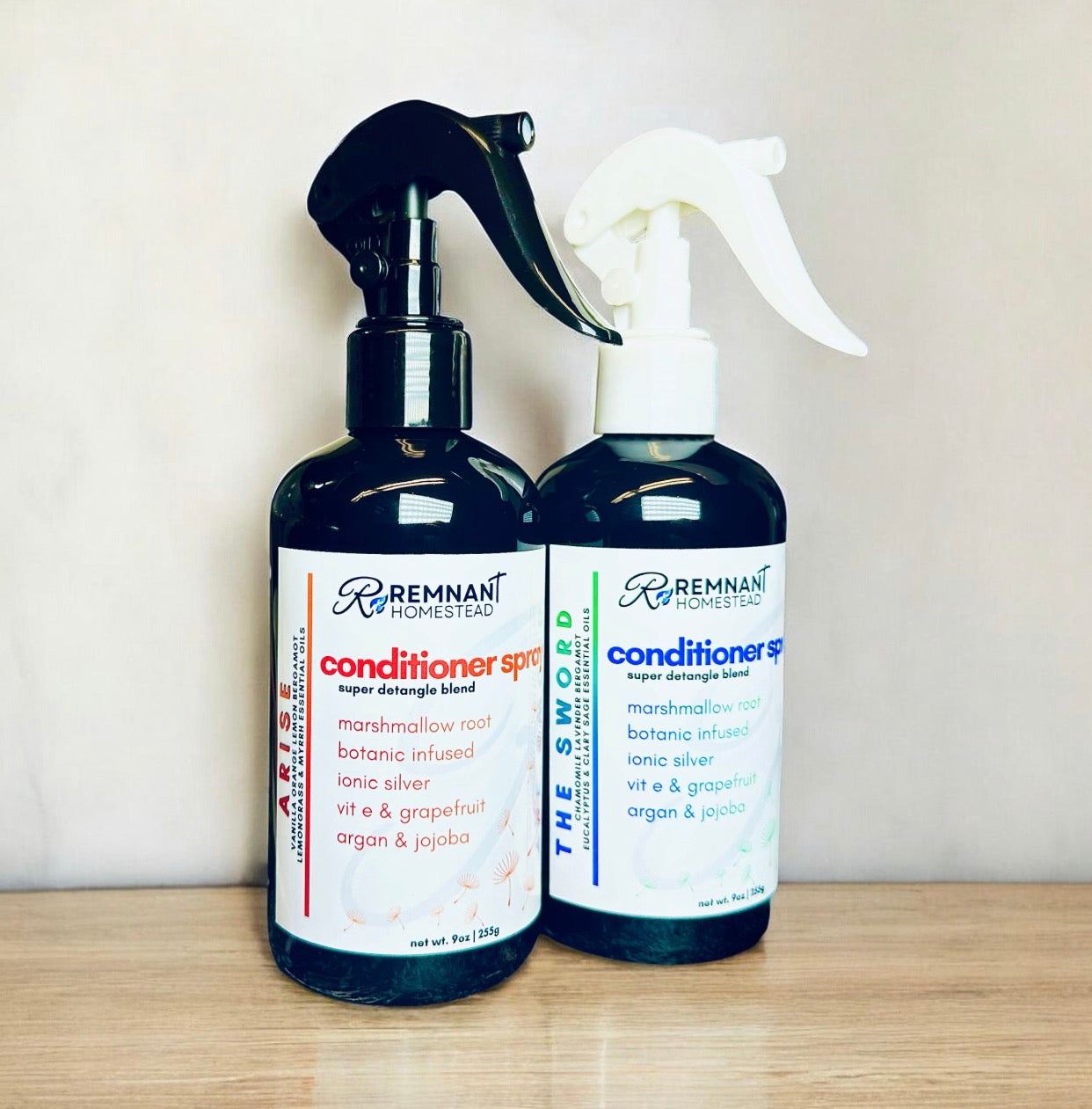 Detangle - Leave In Conditioner | Marshmallow Root, Ionic Silver, Vit E, Argan & Jojoba, Goat Milk, Botanic Infused | All Varieties